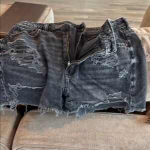 American Eagle Outfitters Black Jean Shorts